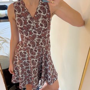 Banana Republic Paisley Print A-Line Dress Size 0